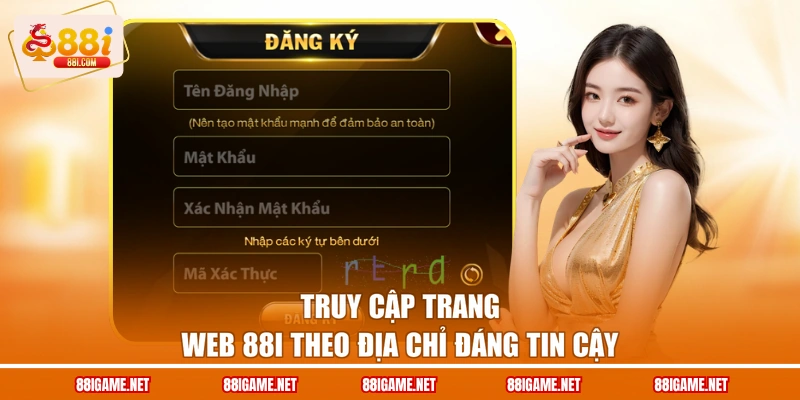 Truy cập trang web 88I theo địa chỉ đáng tin cậy